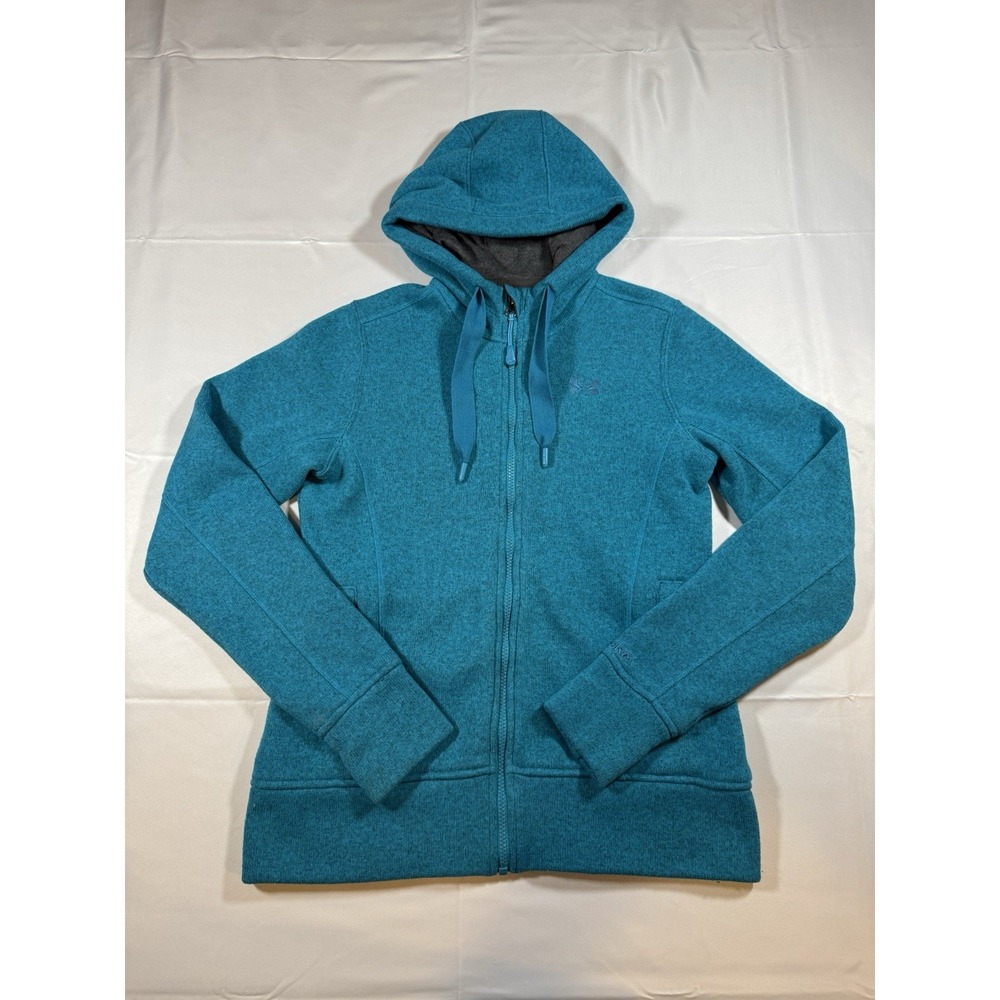 Under Armour UA Storm Women's Blue‎ Fleece Full Zip Hoodie Size S